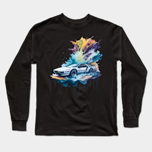 Summer Art DMC DeLorean Long Sleeve T-Shirt